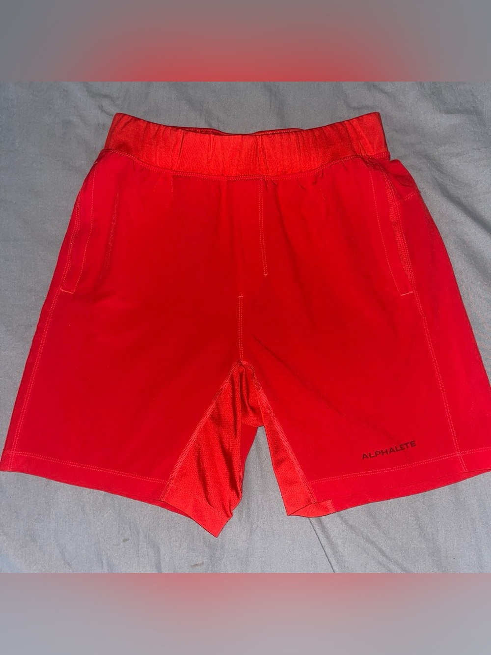 Alphalete Men’s Bright Red Athletic Shorts